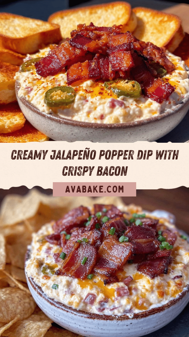 savory jalapeño popper dip recipe