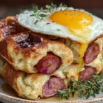 savory protein waffles - featured image