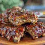 slow cooker bbq baby back ribs - featured image