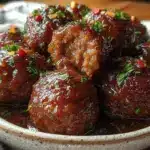 slow cooker brown sugar meatballs - featured image