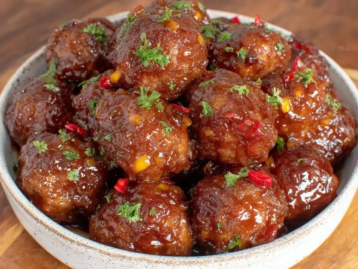 slow cooker brown sugar meatballs preparation steps