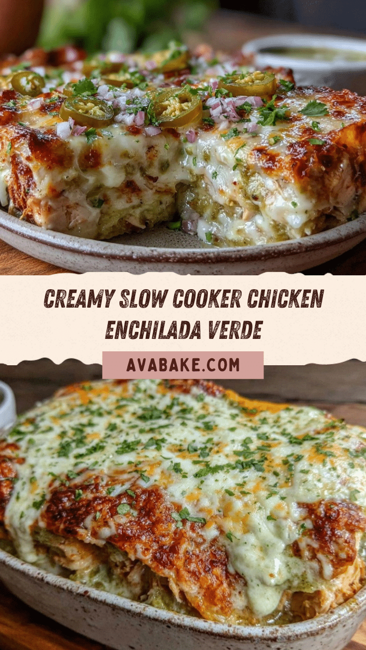 slow cooker chicken enchilada casserole verde recipe