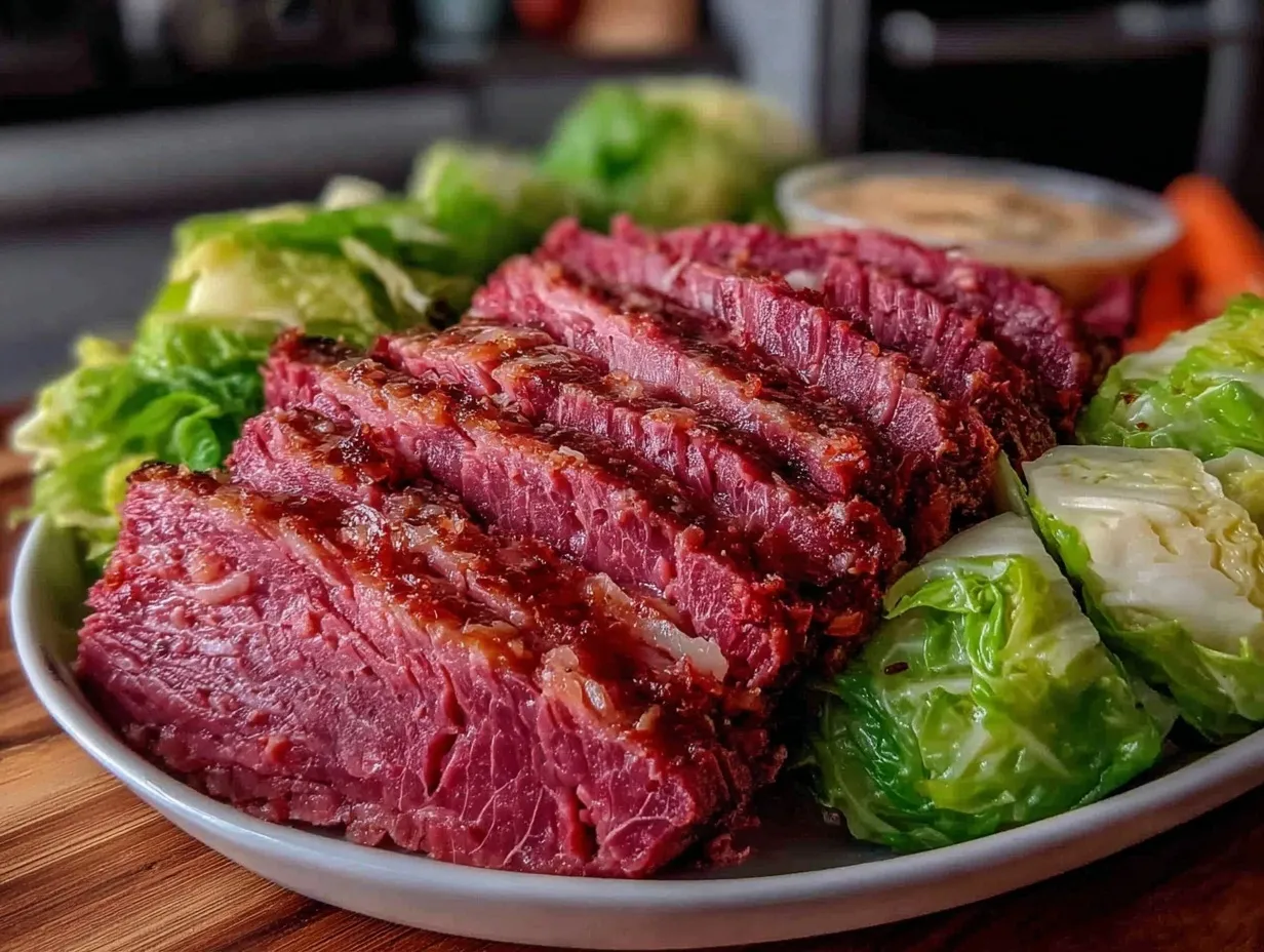 slow cooker corned beef and cabbage preparation steps