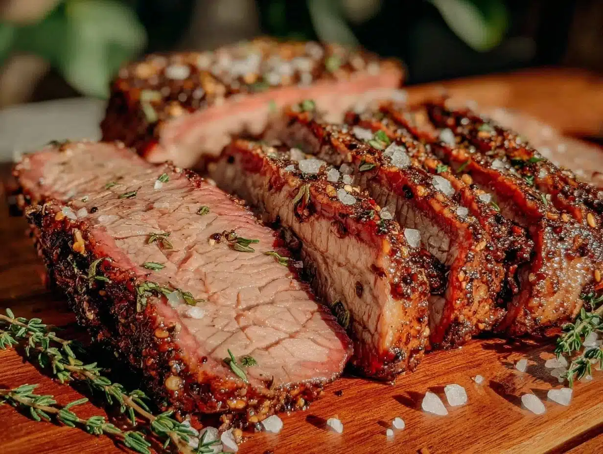 smoked brisket coffee dry rub - featured image