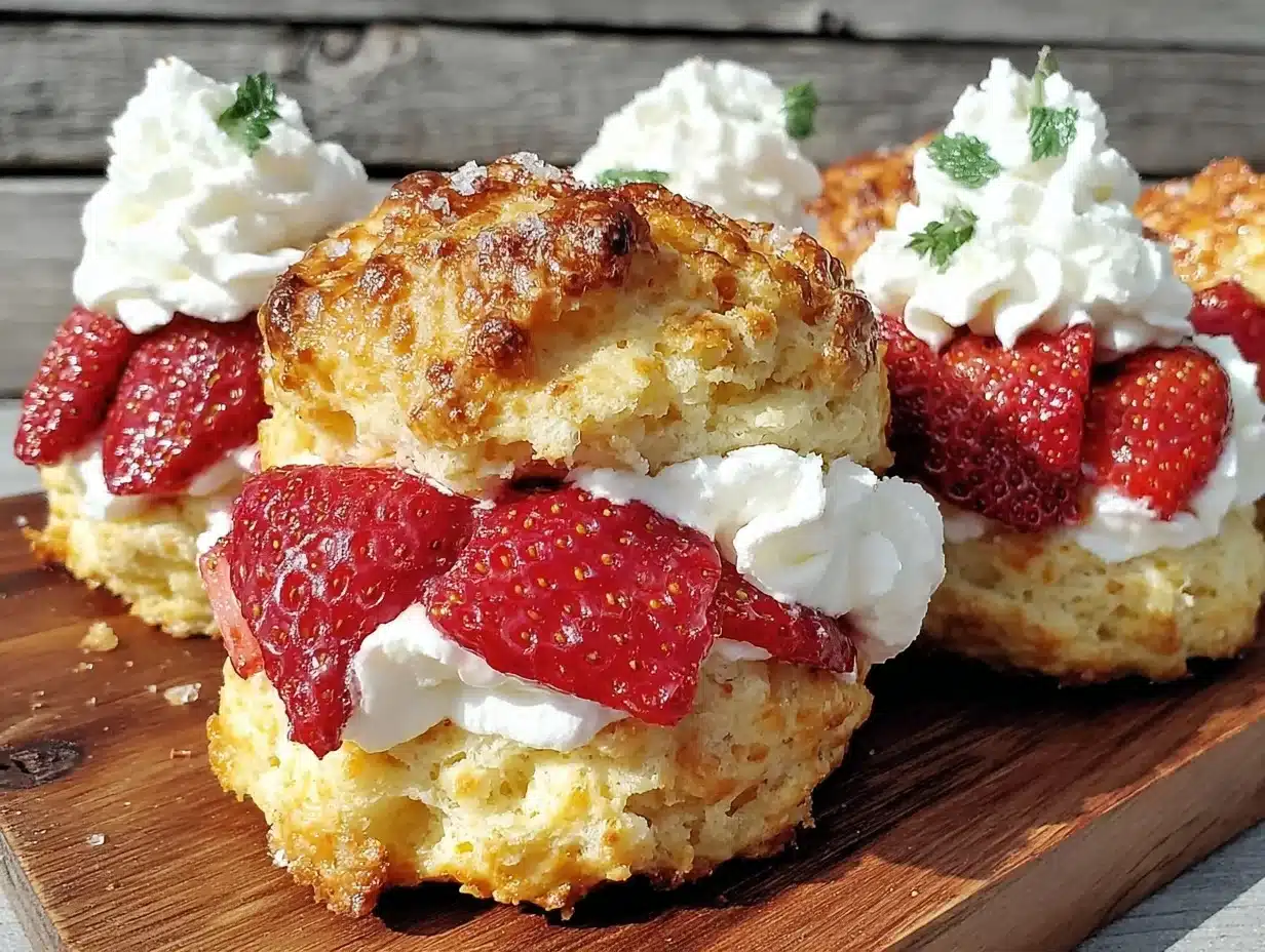 strawberry shortcake biscuits - featured image