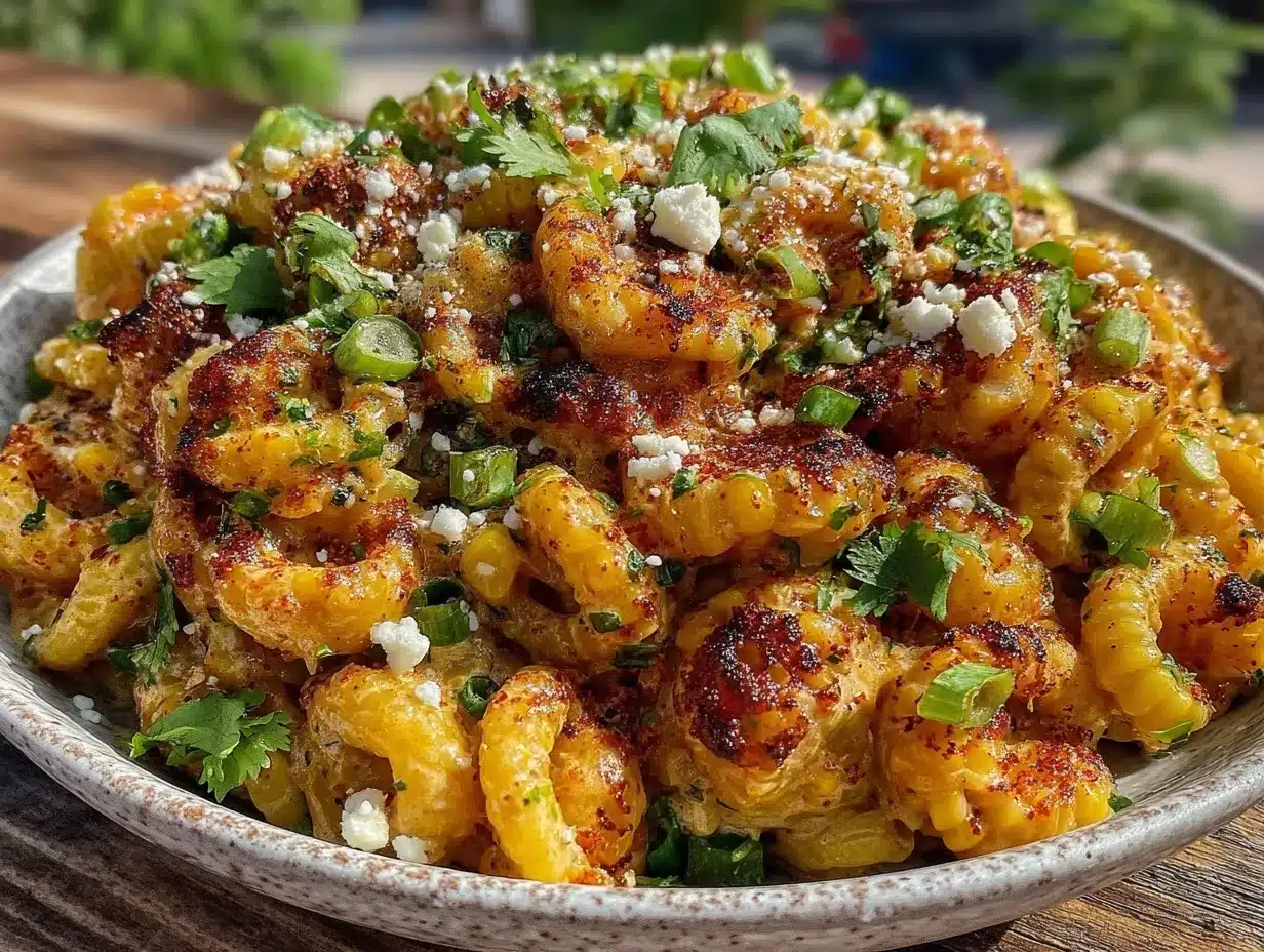 street corn pasta salad preparation steps