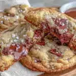 tender brown butter chocolate chip cookies - featured image