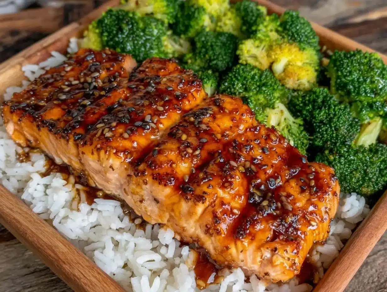 teriyaki salmon meal prep - featured image
