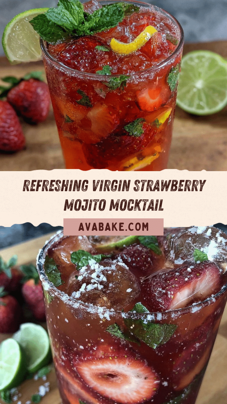 virgin strawberry mojito mocktail recipe