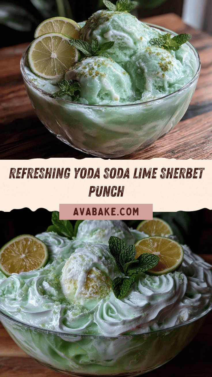 yoda soda lime sherbet punch recipe