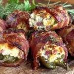 bacon-wrapped stuffed jalapeños - featured image