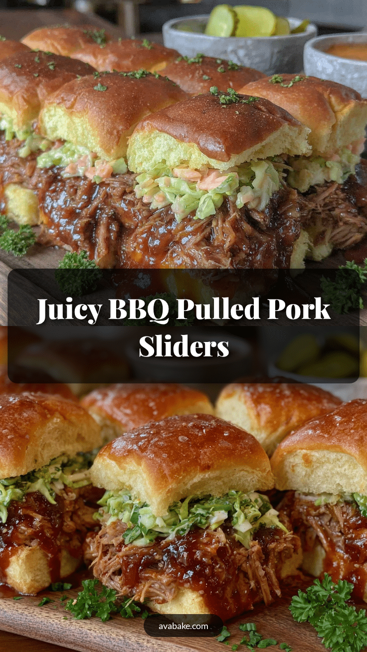 BBQ pulled pork sliders recipe