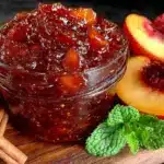 bourbon peach jam - featured image
