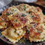brown butter sage pumpkin ravioli - featured image