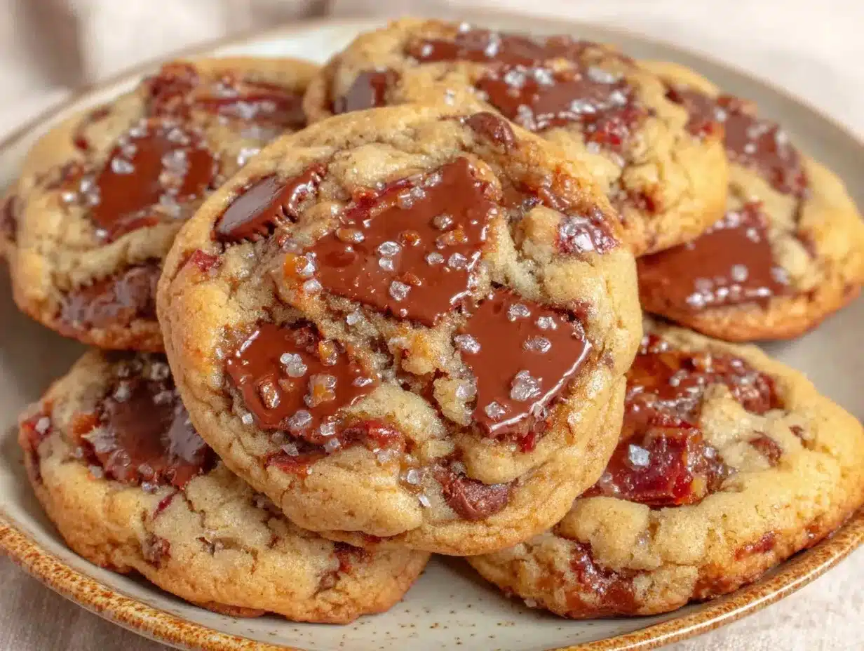 brown butter toffee chocolate chip cookies preparation steps