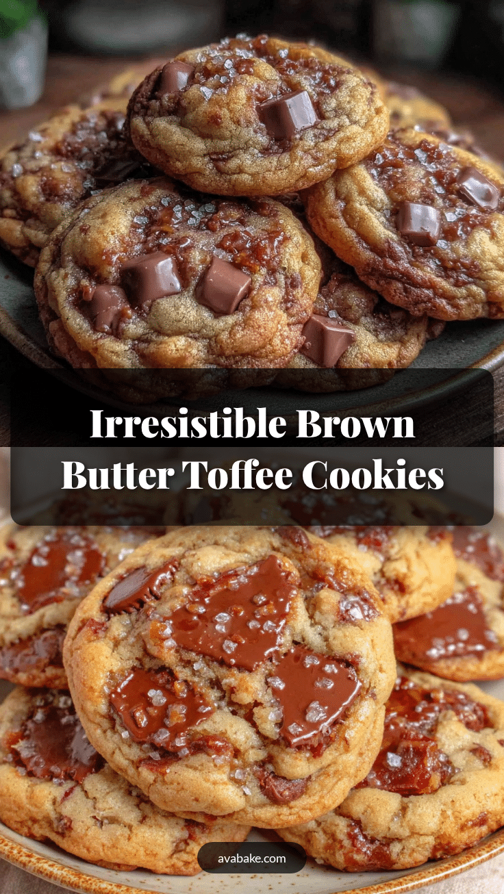 brown butter toffee chocolate chip cookies recipe