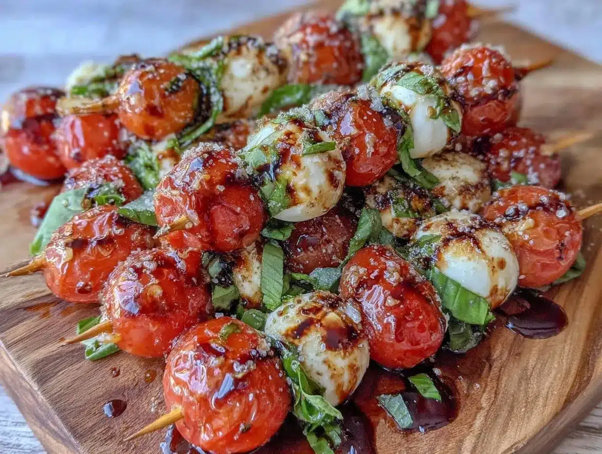 caprese skewers preparation steps