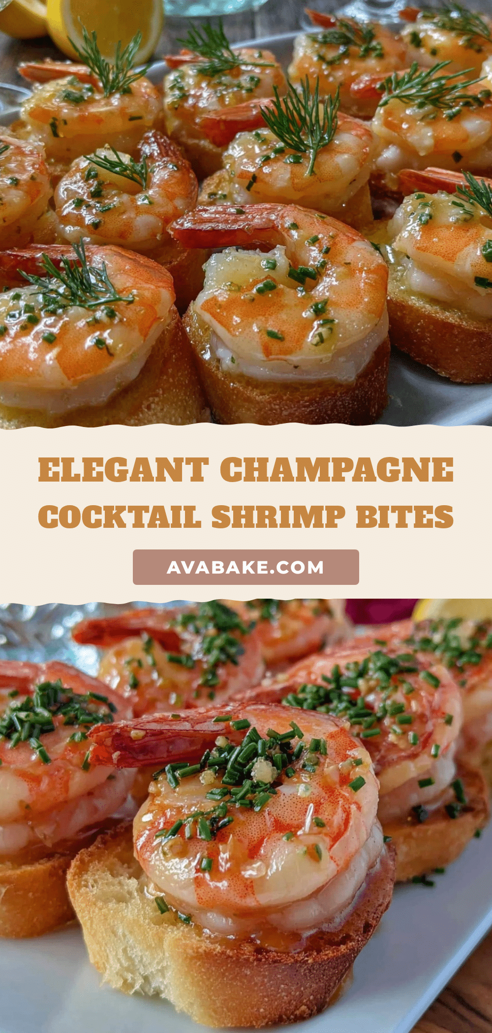 champagne cocktail shrimp appetizer bites recipe