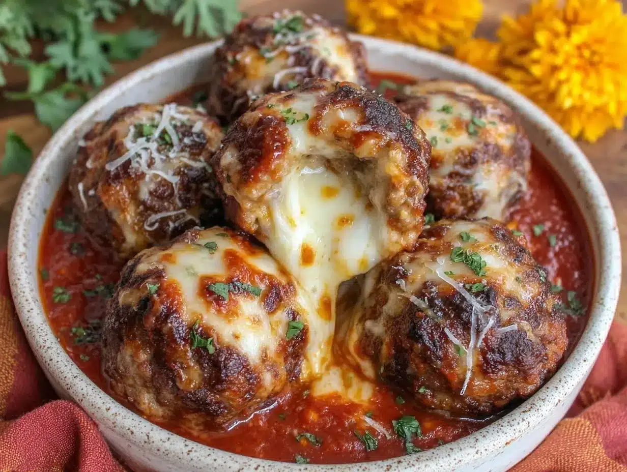 cheese-stuffed meatballs preparation steps