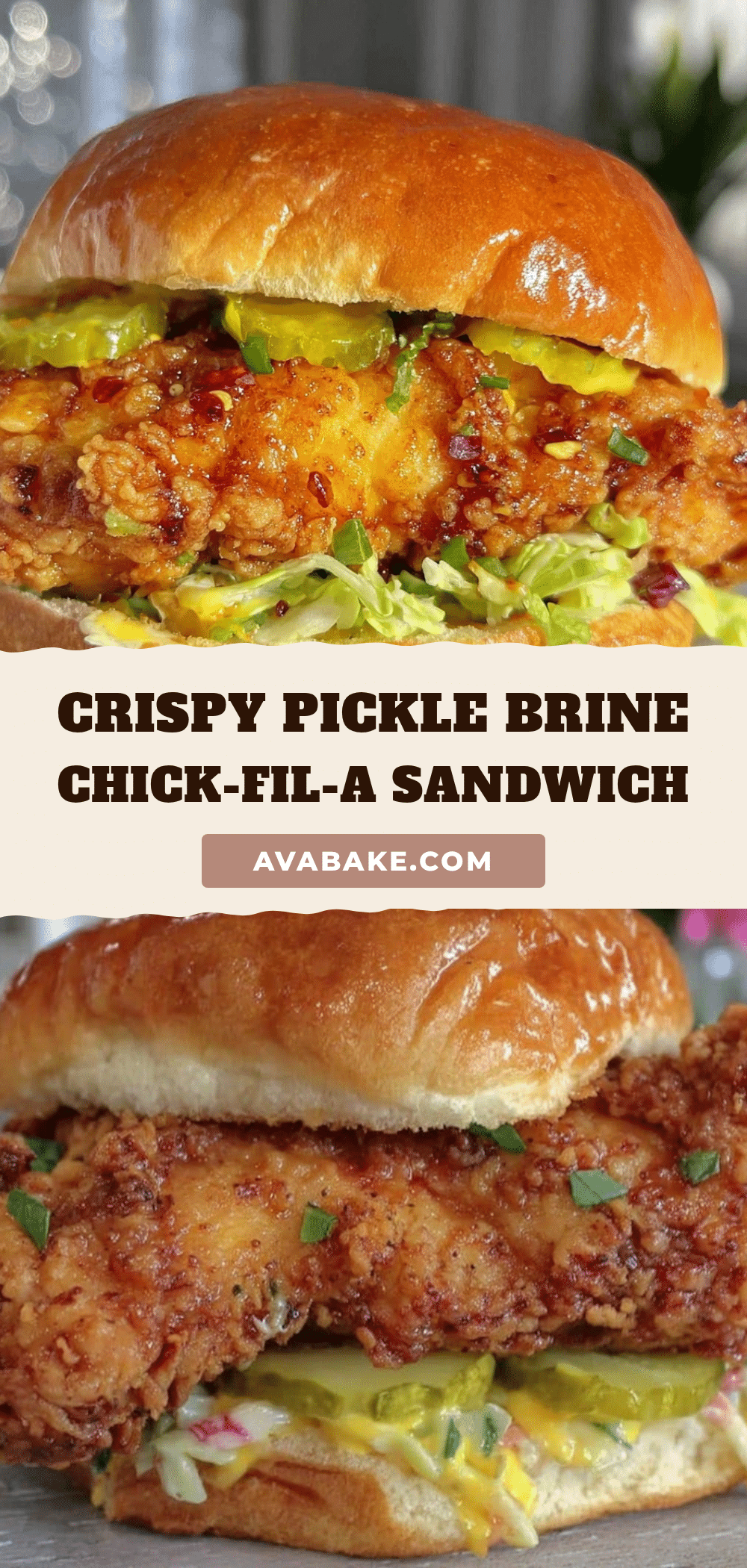 copycat Chick-fil-A sandwich recipe