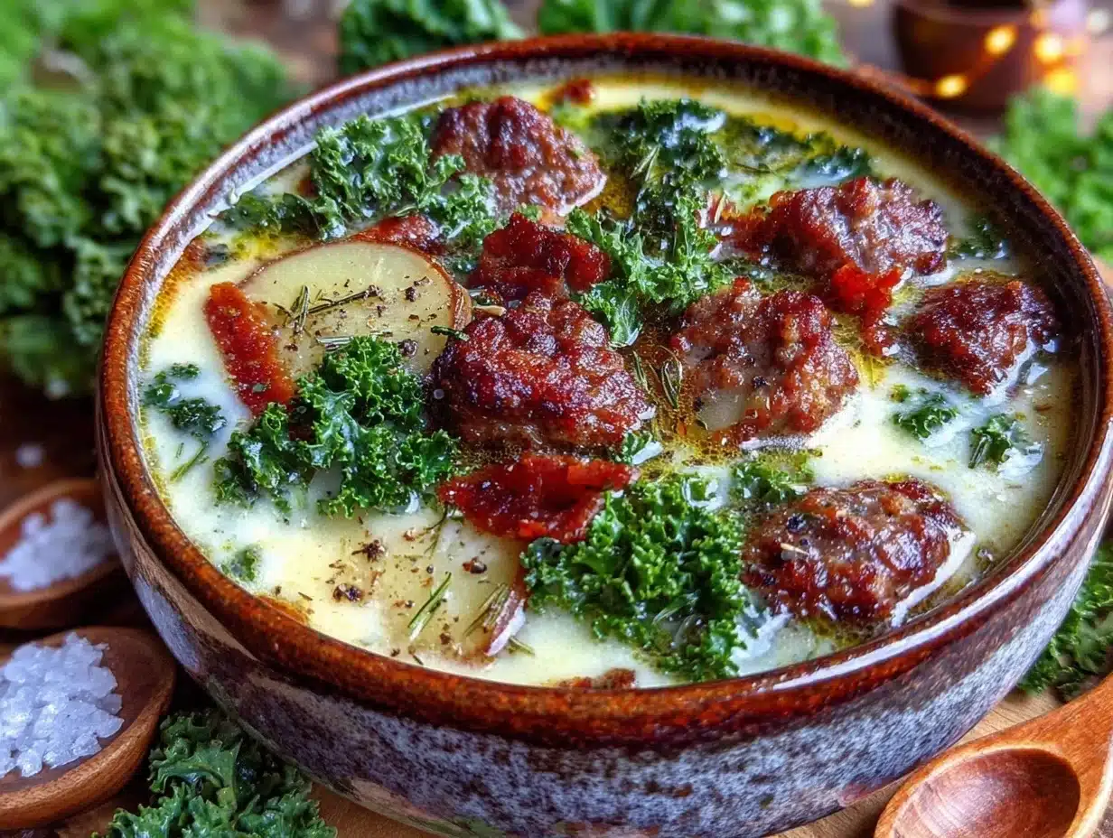 copycat Olive Garden Zuppa Toscana soup - featured image