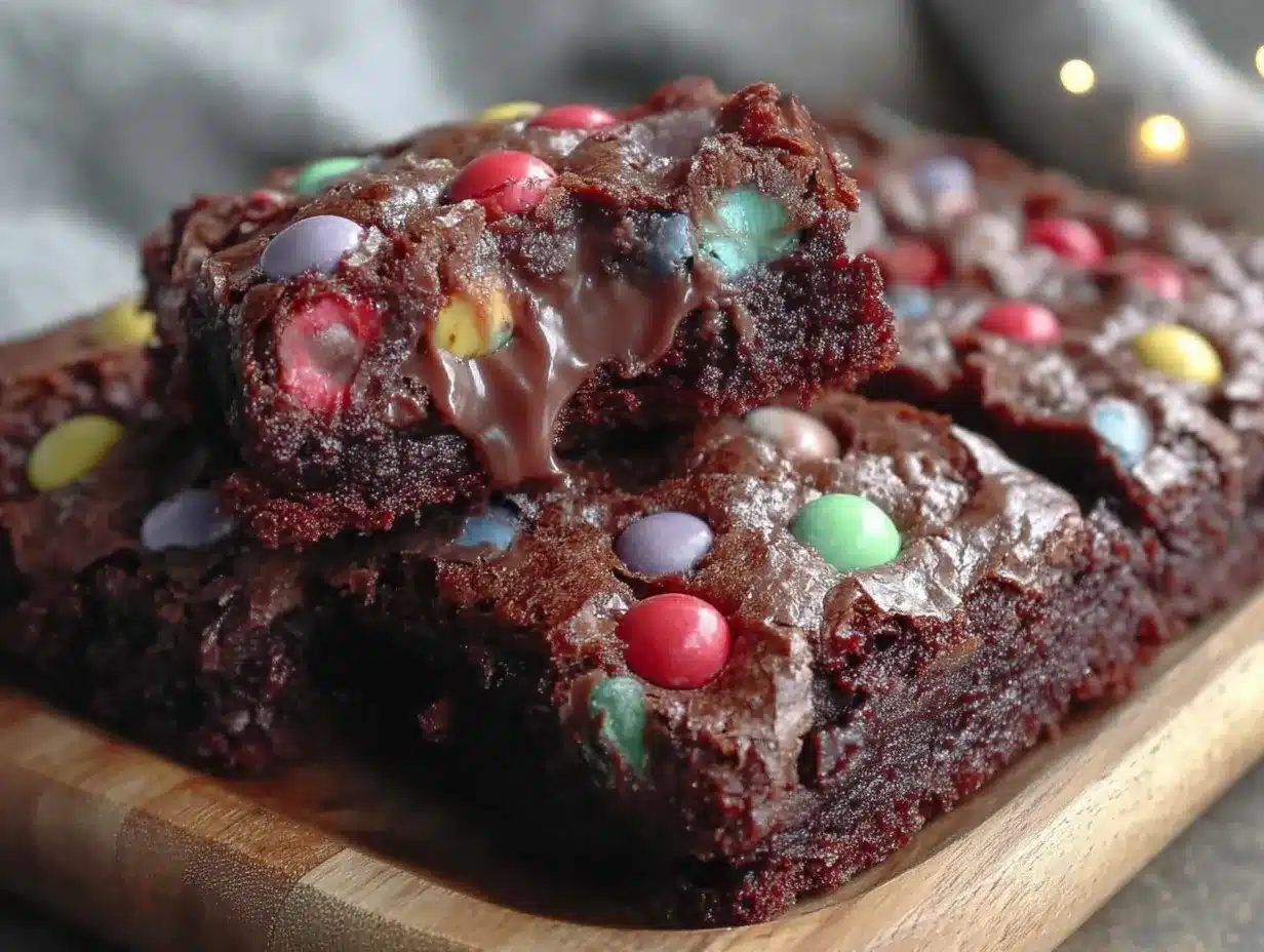 cosmic brownie bars preparation steps