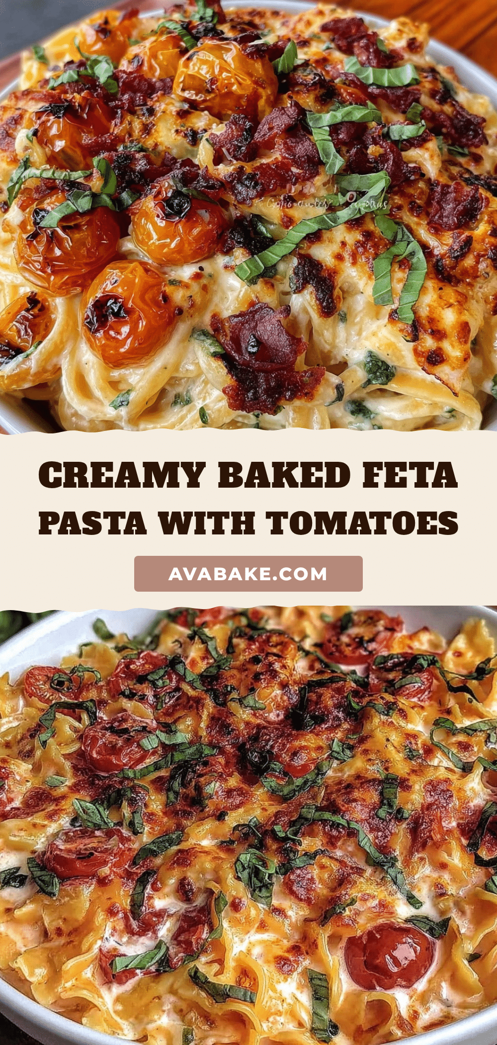 creamy baked feta pasta recipe