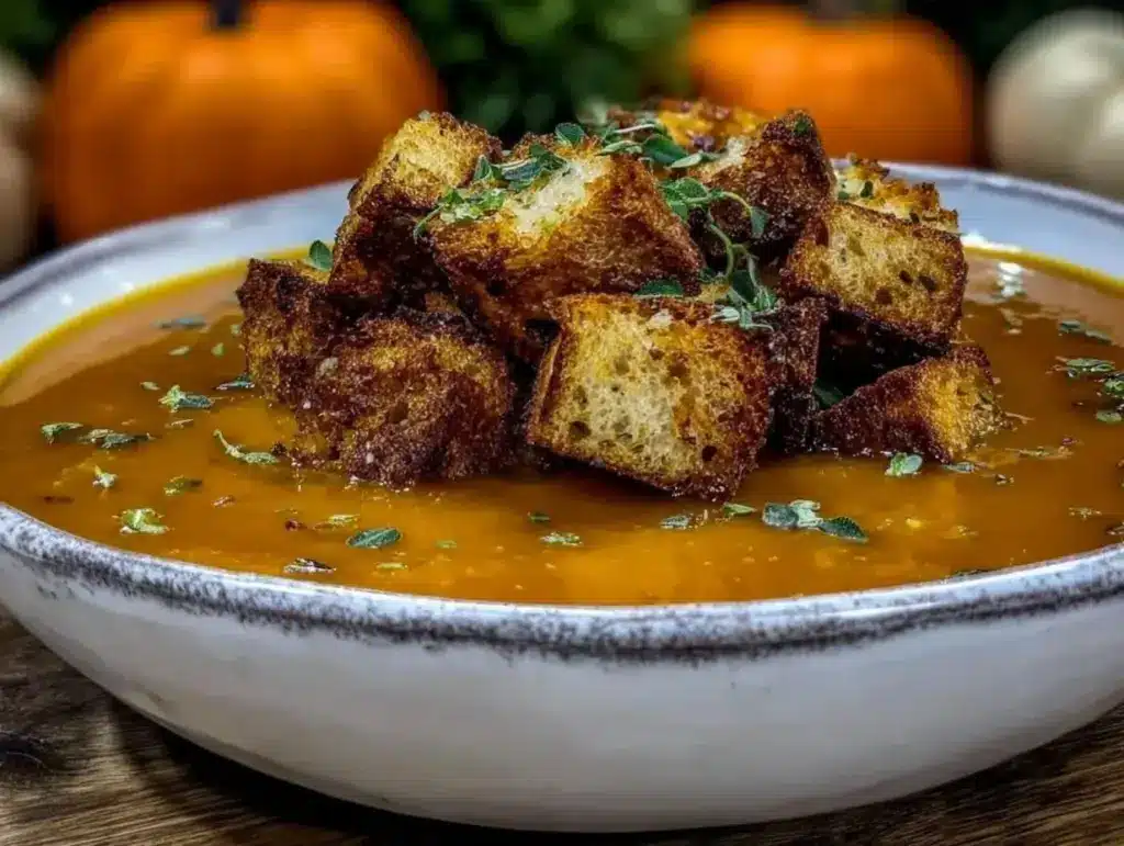 creamy butternut squash soup - featured image