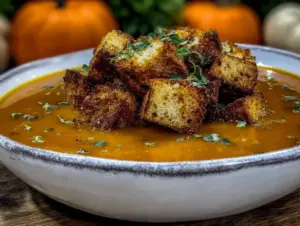 creamy butternut squash soup - featured image