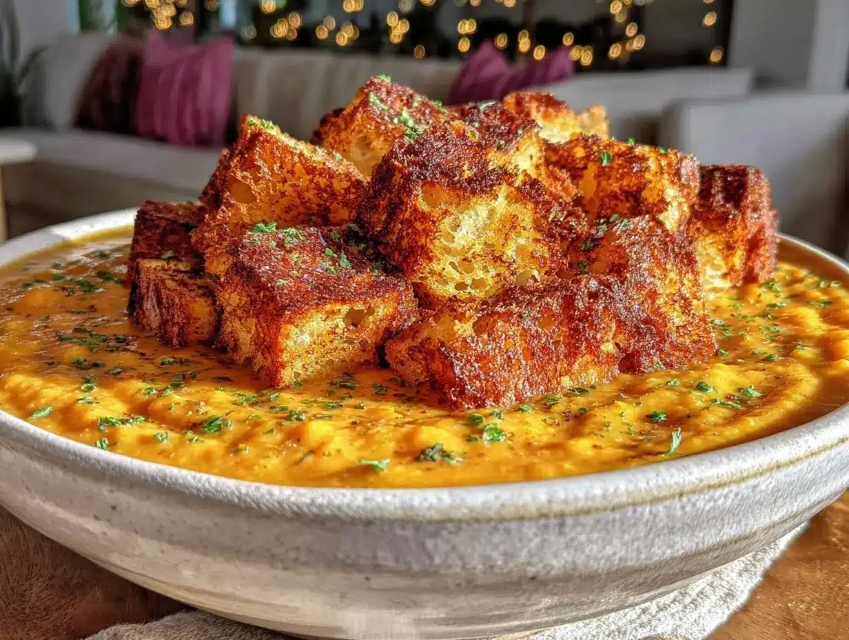 creamy butternut squash soup preparation steps