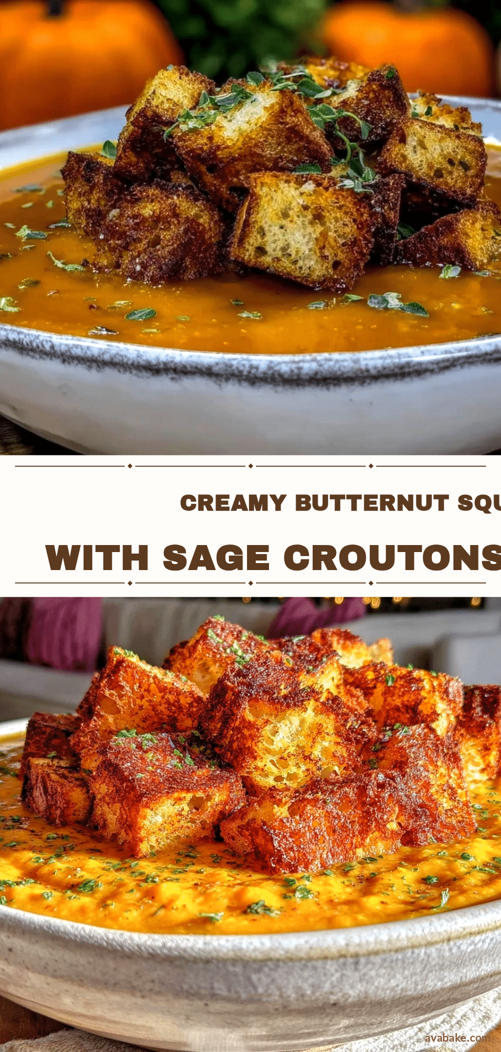 creamy butternut squash soup recipe