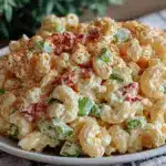 creamy classic American macaroni salad - featured image