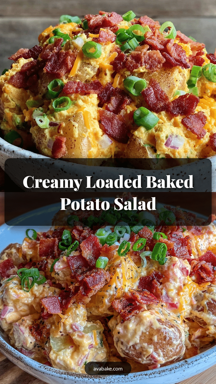 creamy loaded baked potato salad recipe