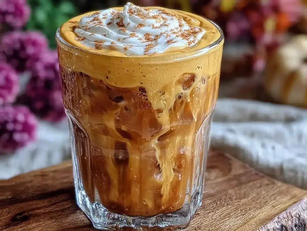 creamy pumpkin cream cold brew coffee preparation steps