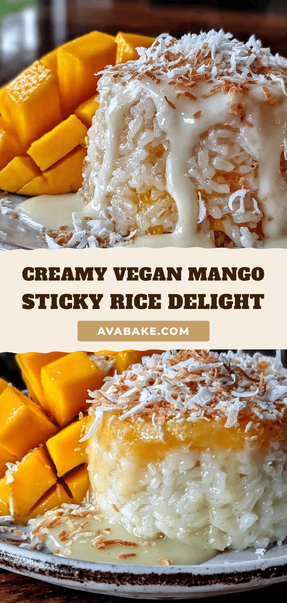 creamy vegan mango sticky rice recipe