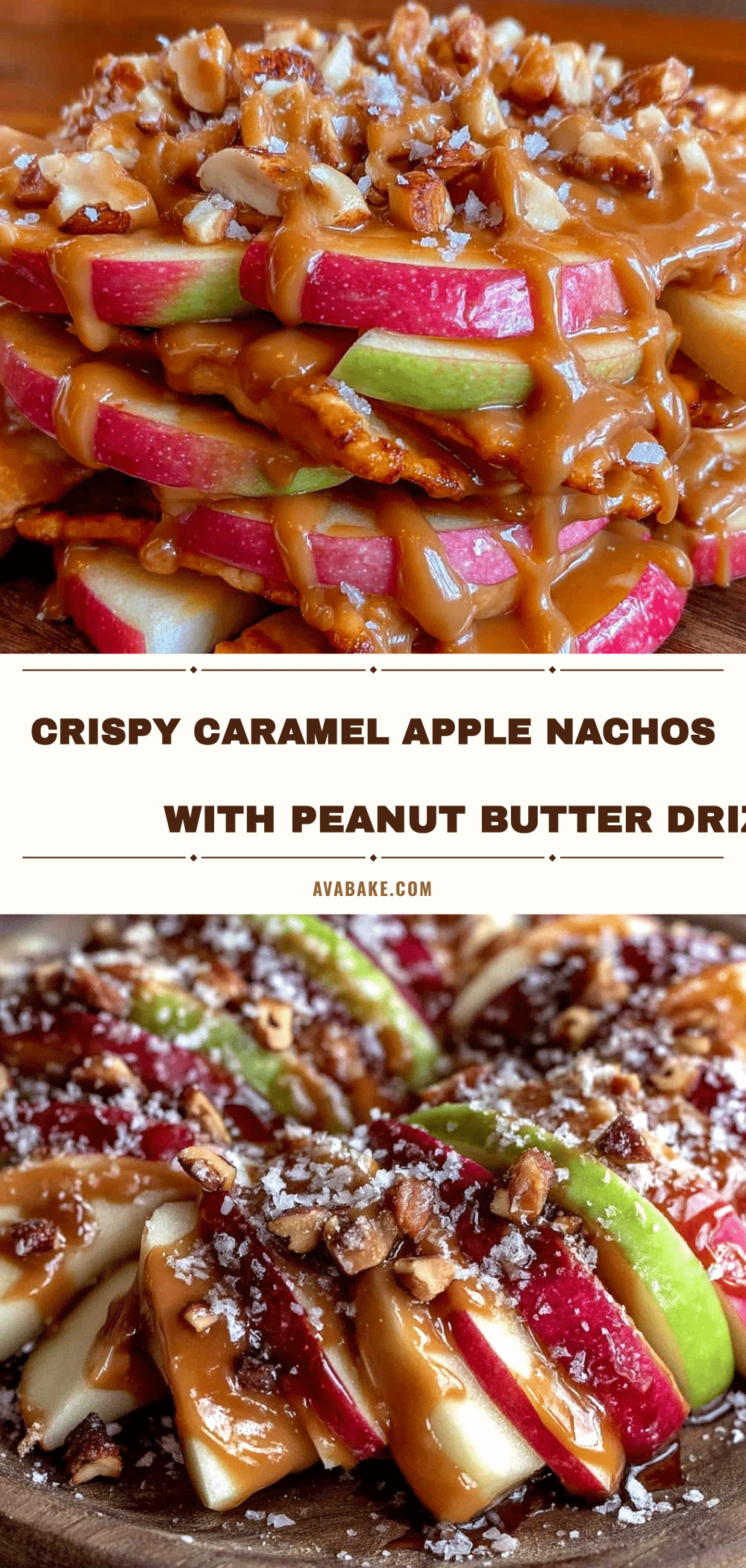 crispy caramel apple nachos recipe