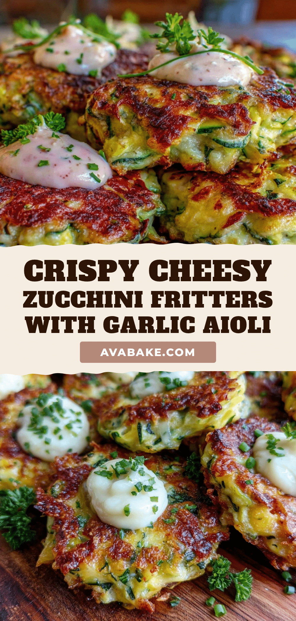 crispy cheesy baked zucchini fritters recipe
