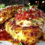 crispy gluten-free chicken parmesan - featured image