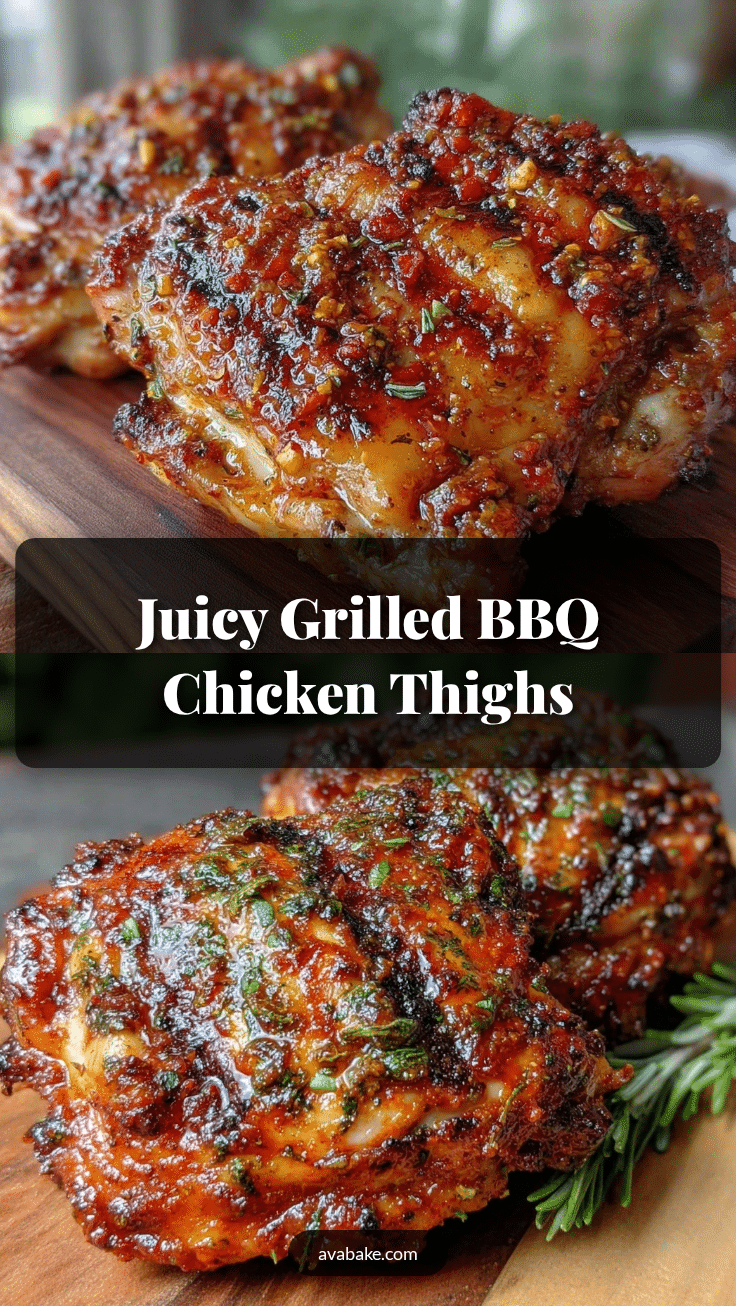 crispy grilled bbq chicken thighs recipe
