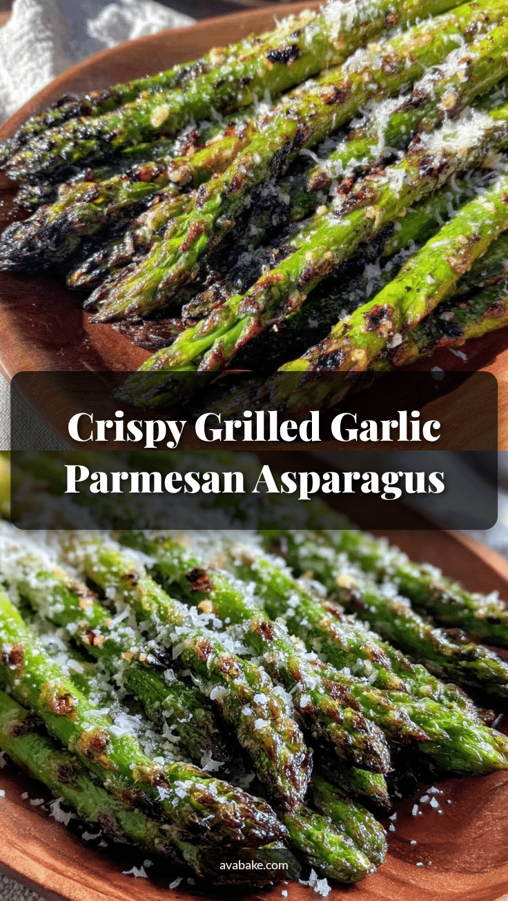 crispy grilled garlic parmesan asparagus spears recipe