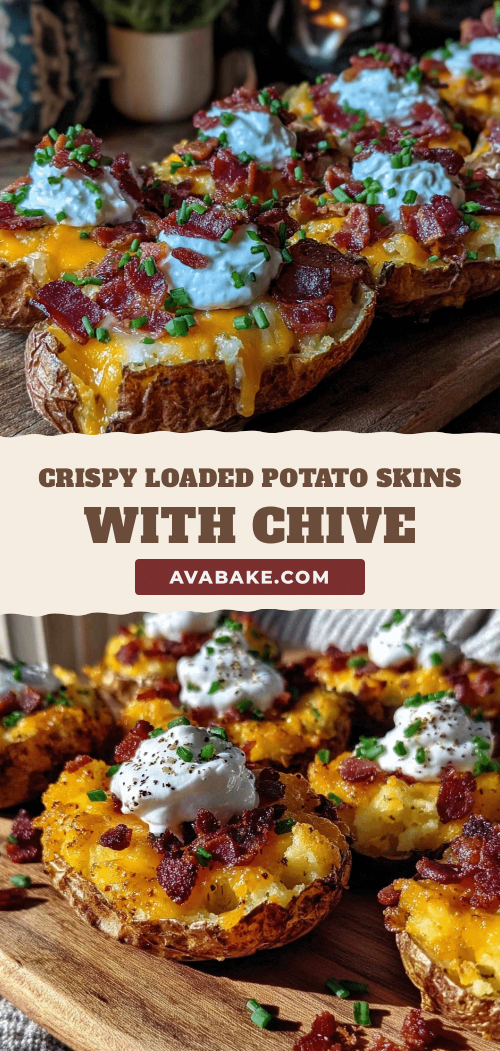 crispy loaded potato skins recipe