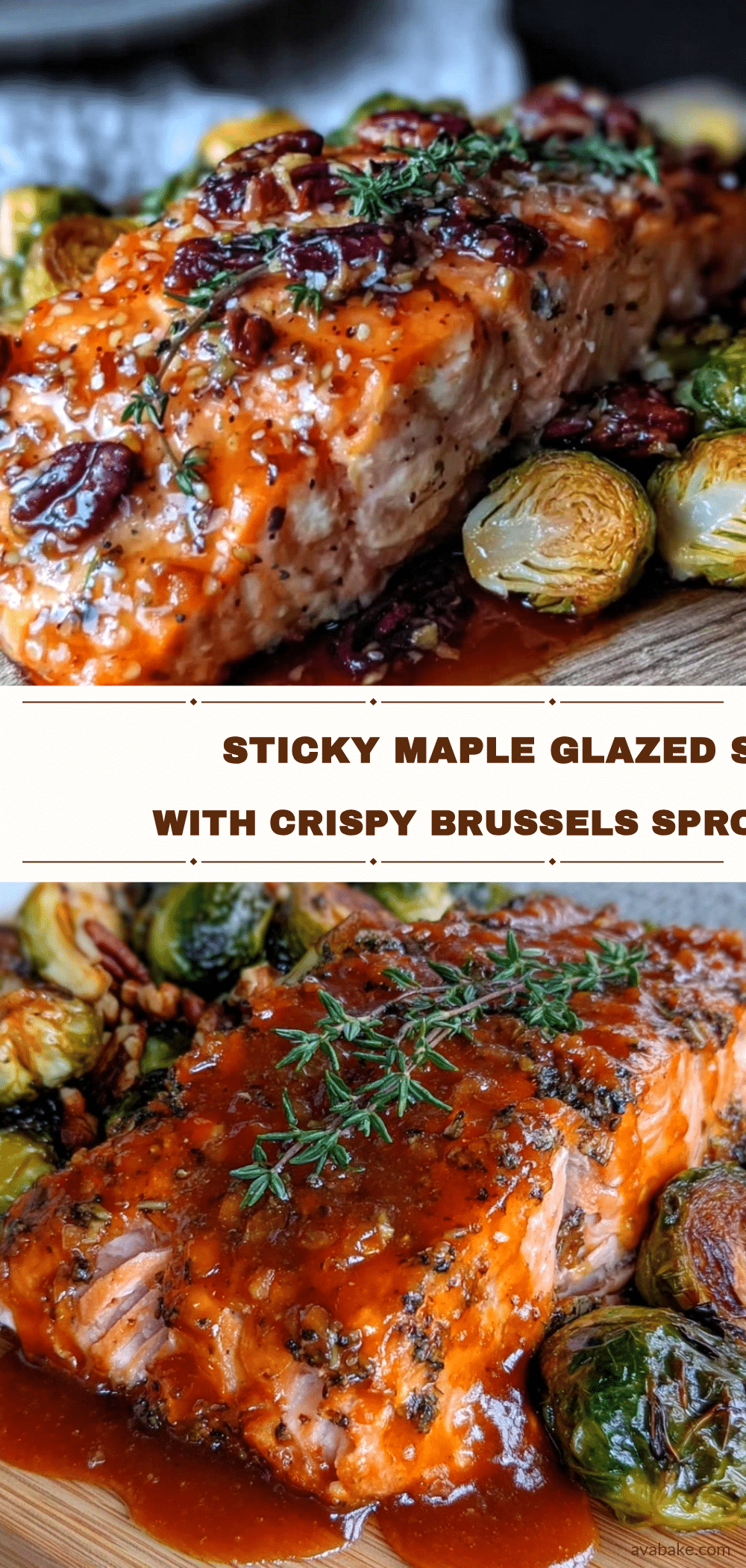crispy maple glazed salmon recipe