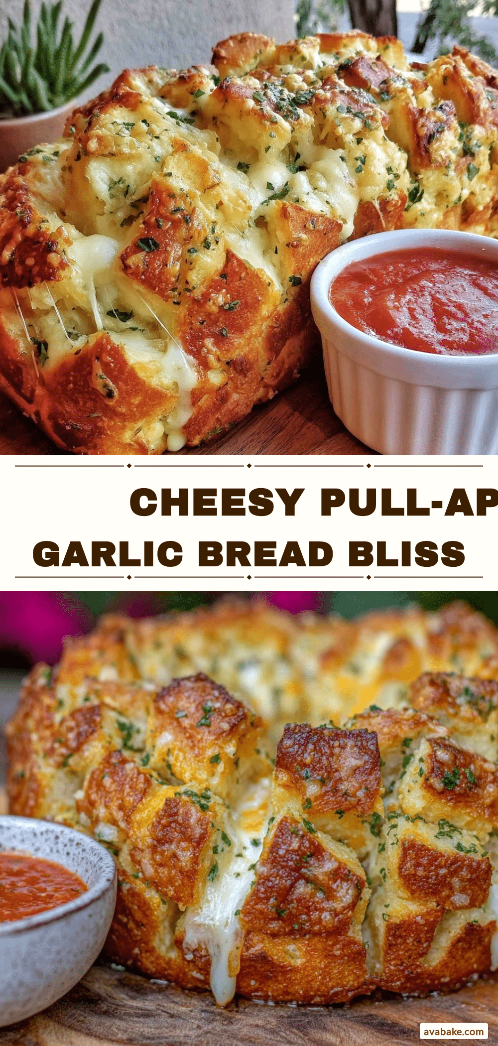 crispy pull-apart garlic cheese bread recipe