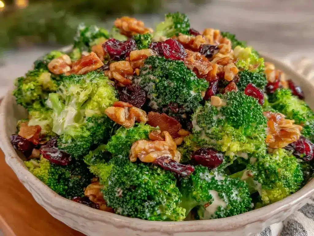 crunchy broccoli salad - featured image