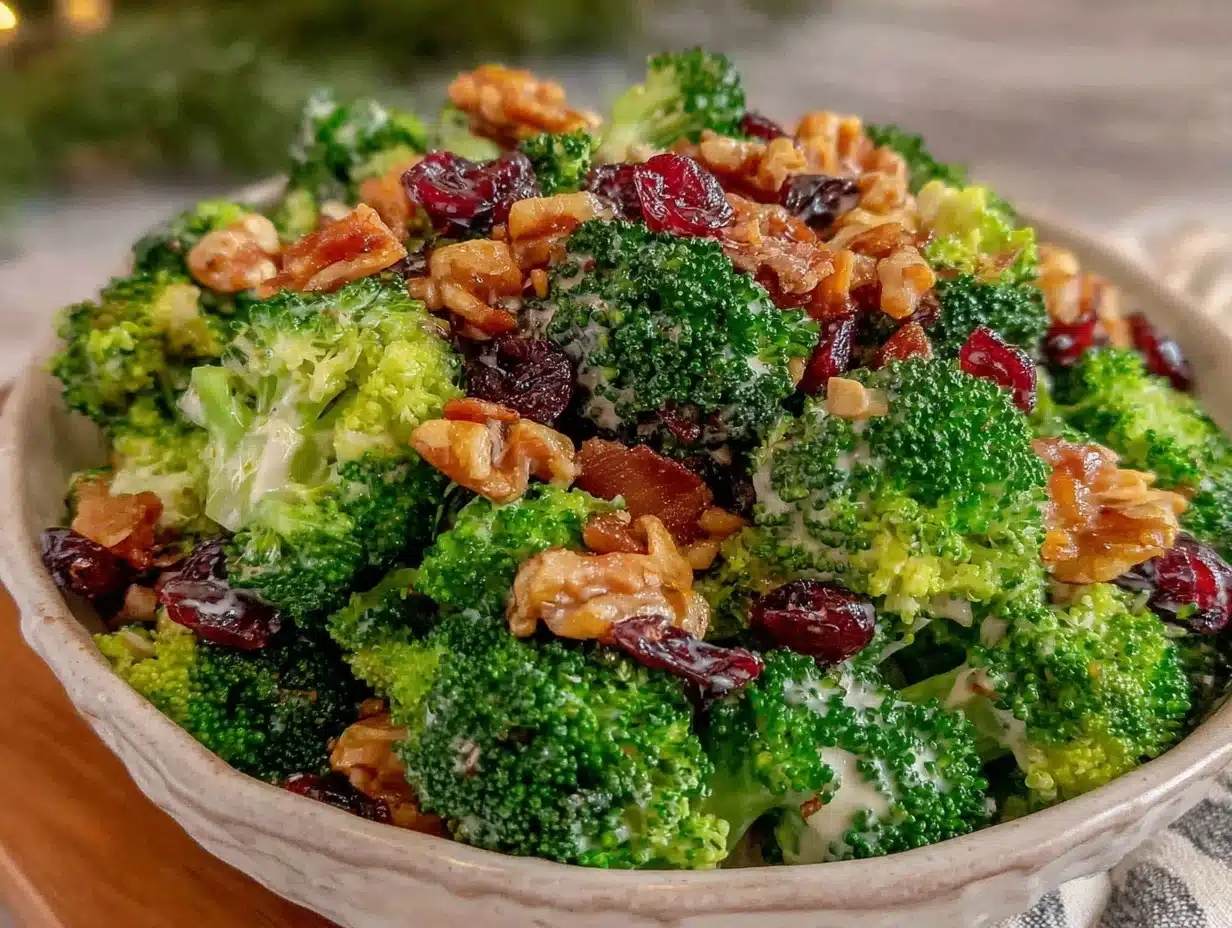 crunchy broccoli salad - featured image