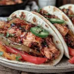 dump-and-go freezer crockpot chicken fajitas - featured image