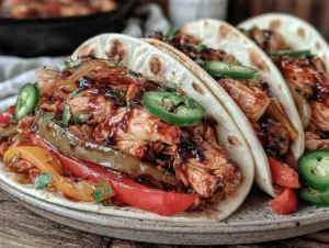 dump-and-go freezer crockpot chicken fajitas - featured image