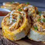 Easy Buffalo Chicken Pinwheels - featured image