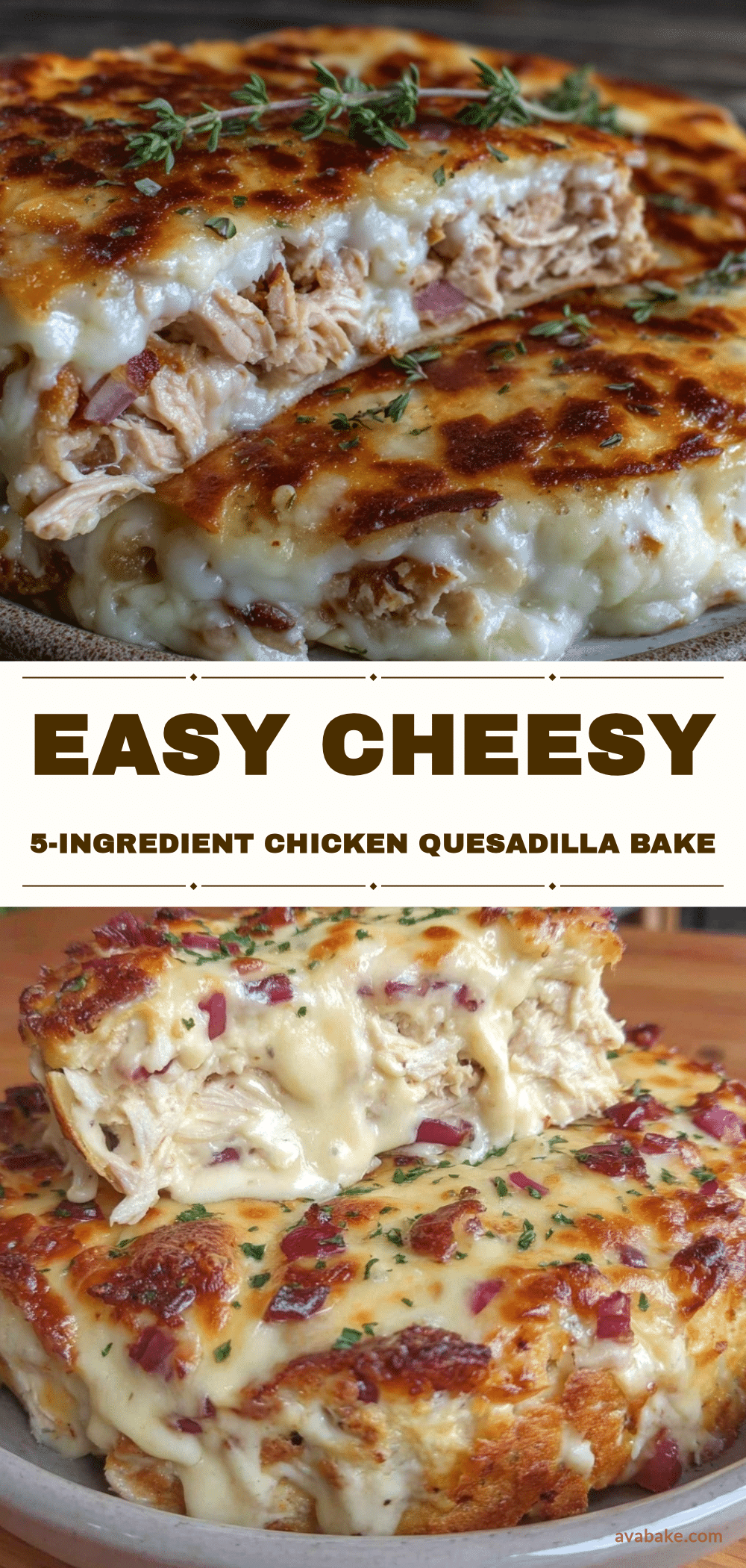 easy chicken quesadilla bake recipe