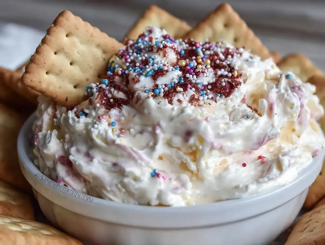 Easy Creamy Dunkaroo Dip preparation steps
